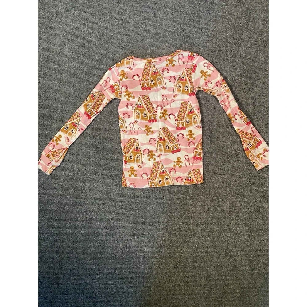 The Children's Place 3T Toddler Pink Gingerbread Cotton Pajama Top